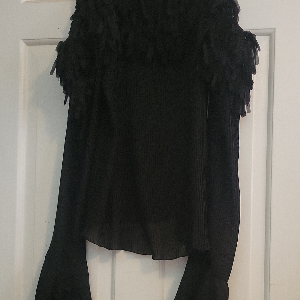 Elegant Black Women's Blouse